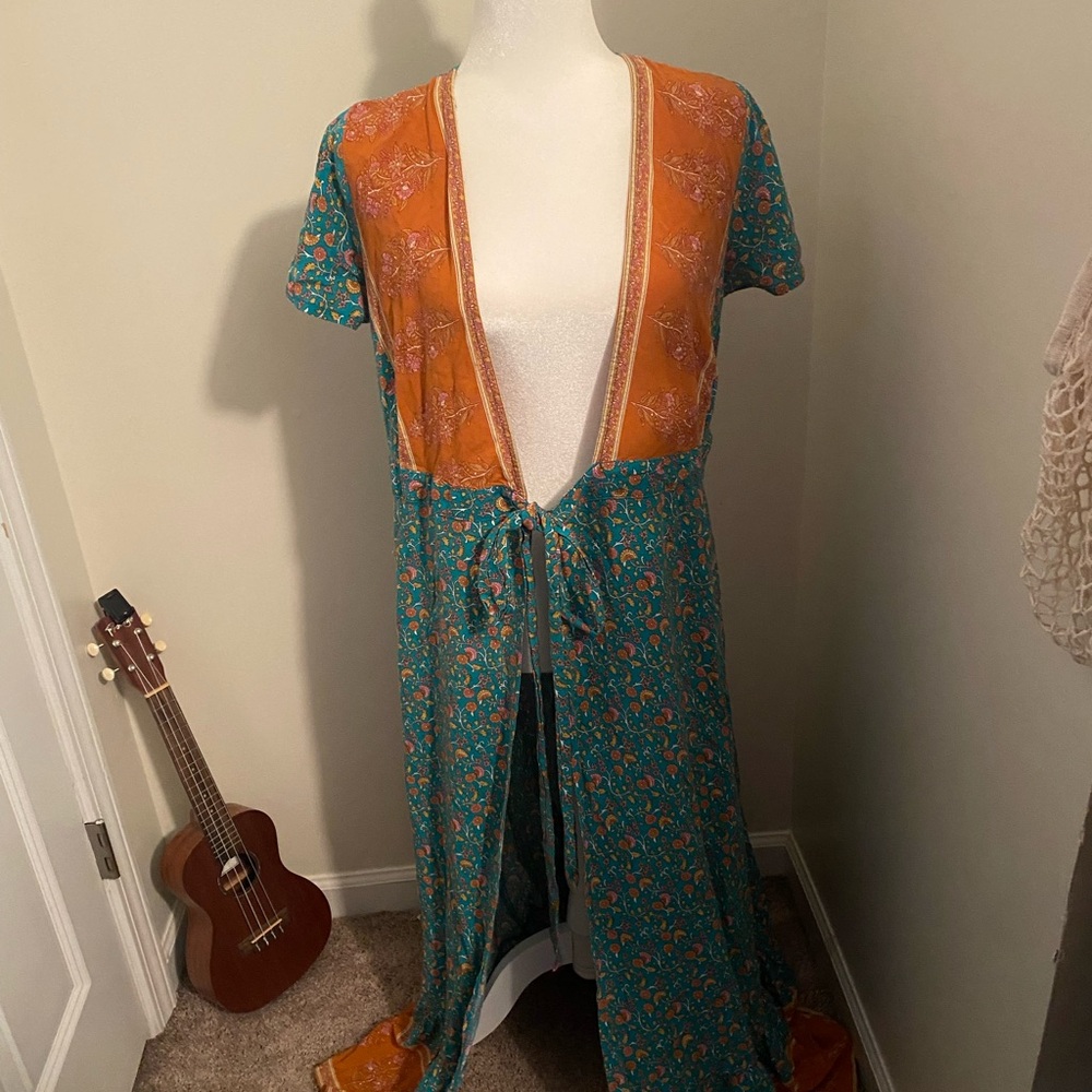 Bohemian Floral Kimono Cardigan